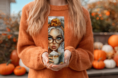 Pumpkin Spice Mama Tumbler Wrap, Sublimation Fall Tumbler 22 Product Image 4