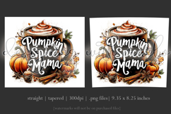 Pumpkin Spice Mama Tumbler Wrap, Sublimation Fall Tumbler d4 Product Image 3
