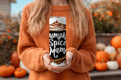 Pumpkin Spice Mama Tumbler Wrap, Sublimation Fall Tumbler d4 Product Image 4