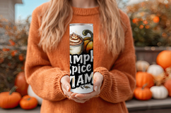 Pumpkin Spice Mama Tumbler Wrap, Sublimation Fall Tumbler d7 Product Image 4