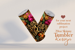 Pumpkin Spice Vibes Tumbler Wrap, Sublimation Fall Tumbler 4 Product Image 2