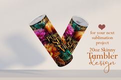 Pumpkin Spice Vibes Tumbler Wrap, Sublimation Fall Tumbler 6 Product Image 2