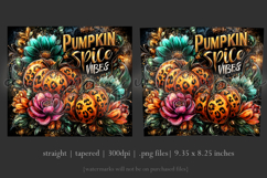 Pumpkin Spice Vibes Tumbler Wrap, Sublimation Fall Tumbler 7 Product Image 3