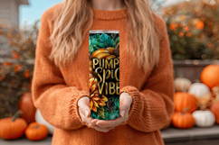 Pumpkin Spice Vibes Tumbler Wrap, Sublimation Fall Tumbler 8 Product Image 4