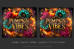 Pumpkin Vibes Tumbler Wrap, Sublimation Pumpkin Spice, w2 Product Image 3