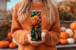 Pumpkin Vibes Tumbler Wrap, Sublimation Pumpkin Spice, w5 Product Image 4