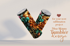 Pumpkin Vibes Tumbler Wrap, Sublimation Pumpkin Spice, w6 Product Image 2