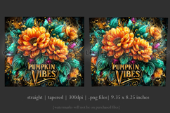 Pumpkin Vibes Tumbler Wrap, Sublimation Pumpkin Spice, w9 Product Image 3