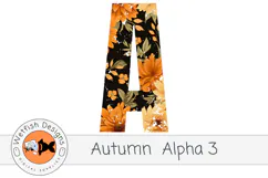 PNG Autumn Alphabet 3 Product Image 2