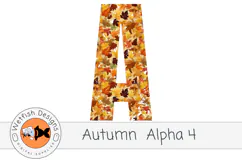 PNG Autumn Alphabet 4 Product Image 2