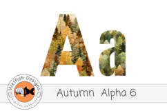 PNG Autumn Alphabet 6 Product Image 2