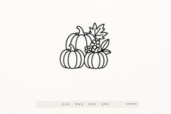 Pumpkin SVG Cut File | Autumn Pumpkin Cutting Files Product Image 1