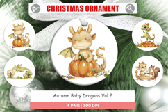 Ornament Autumn Baby Dragons Product Image 1