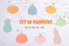 Set of Pumpkins SVG Product Image 1