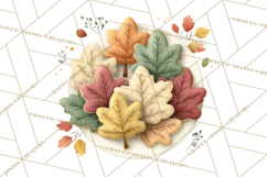 Cozy Fall Baking Clipart PNG, Pumpkin Pie Apple Bread Png Product Image 5