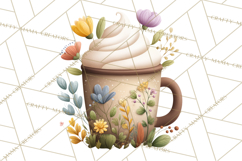Cozy Fall Baking Clipart PNG, Pumpkin Pie Apple Bread Png Product Image 4