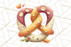 Cozy Fall Baking Clipart PNG, Pumpkin Pie Apple Bread Png Product Image 3