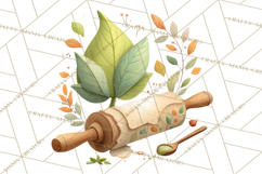 Autumn Baking Critters, Fall Clipart Png, Autumn Animals Product Image 2