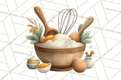 Autumn Baking Critters, Fall Clipart Png, Autumn Animals Product Image 2