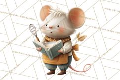 Autumn Baking Critters, Fall Clipart Png, Autumn Animals Product Image 2