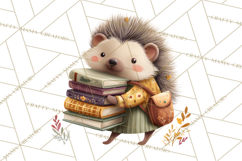 Autumn Baking Critters, Fall Clipart Png, Autumn Animals Product Image 3
