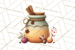 Autumn Baking Critters, Fall Clipart Png, Autumn Animals Product Image 4