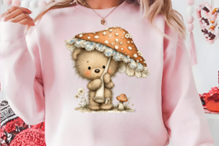 Autumn Bear Watercolor Clipart Product Image 3