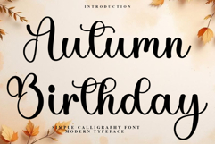 Autumn Birthday Product Image 1