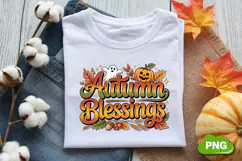 Autumn Blessings PNG | Fall PNG | Autumn PNG Product Image 2