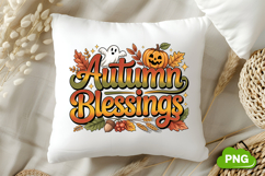 Autumn Blessings PNG | Fall PNG | Autumn PNG Product Image 4