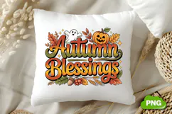 Autumn Blessings PNG | Fall PNG | Autumn PNG Product Image 4