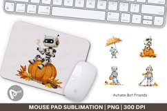 Mouse Pad Autumn Bot Friends Product Image 1
