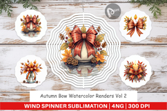 Autumn Bow Wind Spinner Product Image 1