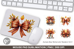 Autumn Bow Mouse Pad Product Image 1