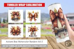 Autumn Bow Tumbler Product Image 1