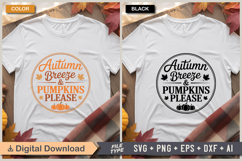 Fall Round Sign SVG Bundle | Farmhouse Autumn SVG Bundle Product Image 13
