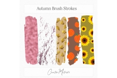Autumn Brush Strokes Clipart Rustic Textures PNG Product Image 2