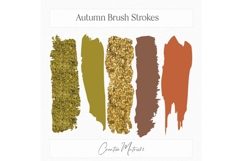 Autumn Brush Strokes Clipart Rustic Textures PNG Product Image 4