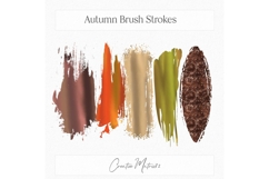Autumn Brush Strokes Clipart Rustic Textures PNG Product Image 5
