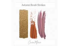 Autumn Brush Strokes Clipart Rustic Textures PNG Product Image 6