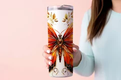 Autumn Tumbler Sublimation, Autumn Butterfly Tumbler, d1 Product Image 3