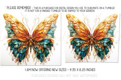 Autumn Tumbler Sublimation, Autumn Butterfly Tumbler, d11 Product Image 2