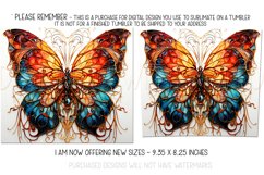 Autumn Tumbler Sublimation, Autumn Butterfly Tumbler, d12 Product Image 2