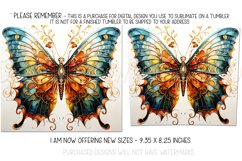 Autumn Tumbler Sublimation, Autumn Butterfly Tumbler, d2 Product Image 2