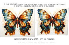 Autumn Tumbler Sublimation, Autumn Butterfly Tumbler, d9 Product Image 2