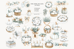 GlamArtZhanna, Autumn clipart, Autumn clip art, Neutral Autumn png, Autumn illustrations, Pumpkin clipart, Pumpkin clip art, White Pumpkins image, Pumpkin illustrations, Elegant Autumn PNG, Fall Graphics, Pumpkin Graphics, Autumn home png, Elegant Fall Cl