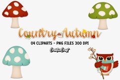 Autumn Fall Clip Arts, thanksgiving illustrations, graphics Product Image 1