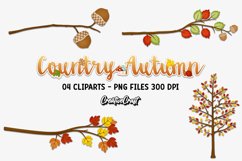 Autumn Fall Clip Arts, thanksgiving illustrations, graphics Product Image 1