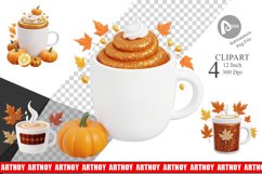 Clipart Autumn Coffee Mug Product Image 1
