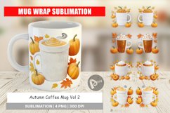 Mug Wrap Design Autumn Coffee Mug Product Image 1